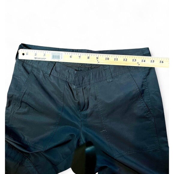 VTG Vince Black Strap Pants Women’s Size 6, Edgy Buckle Detail Cargo Trousers - Picture 10 of 12